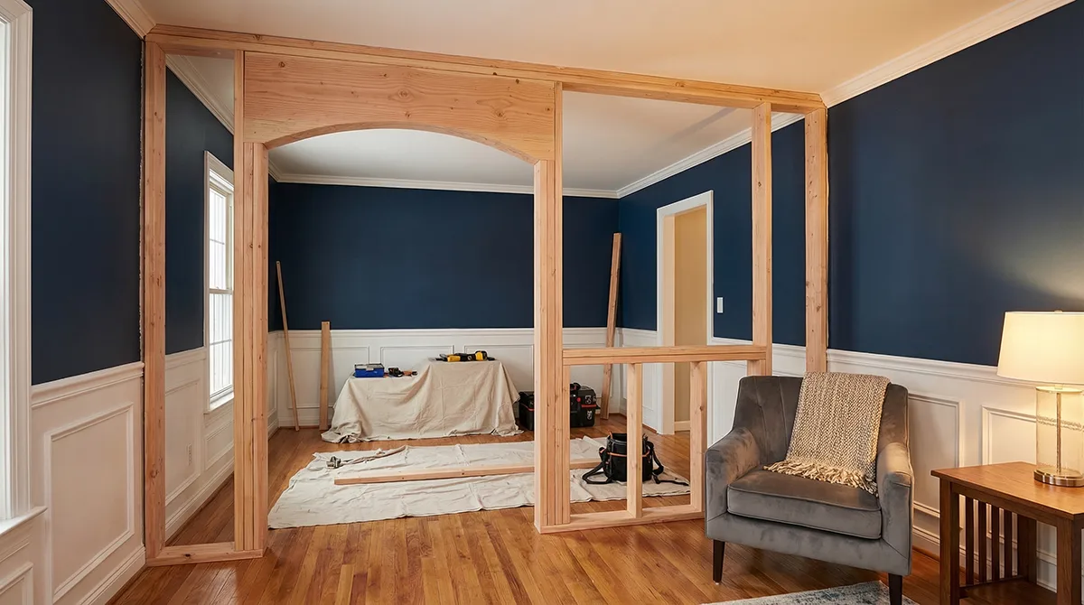 partition wall construction