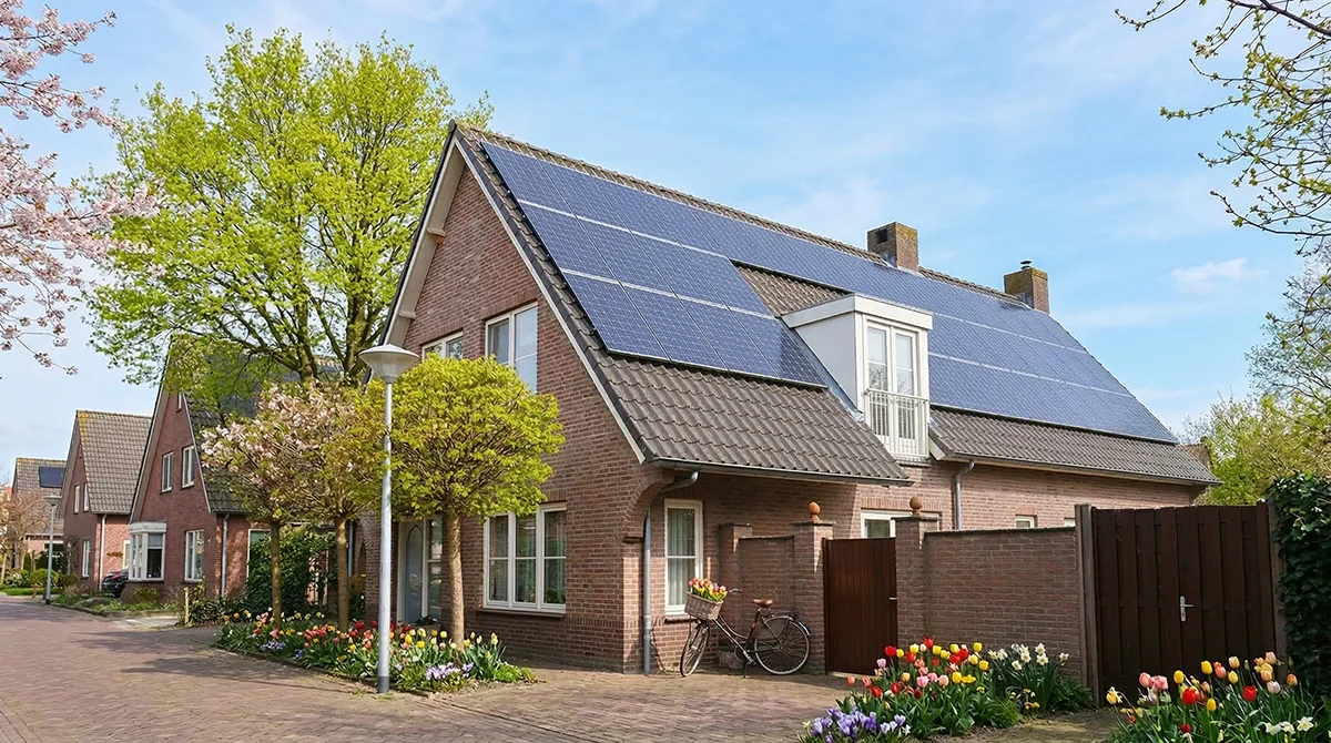 best angle for solar panels Netherlands