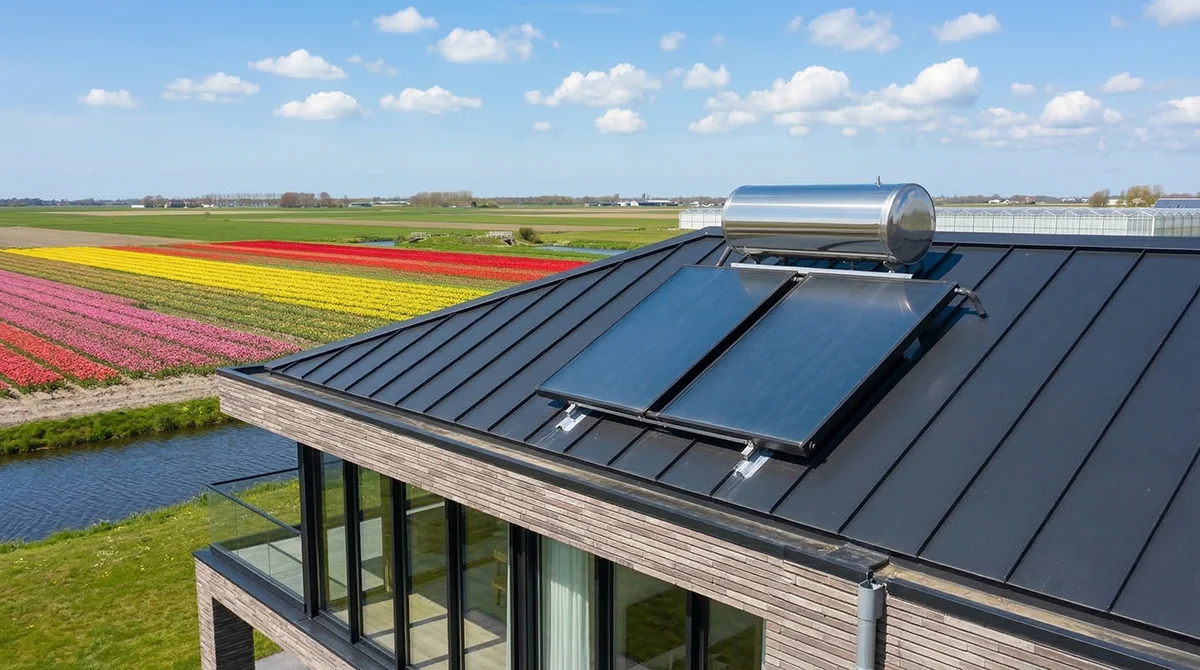 how does a solar water heater work