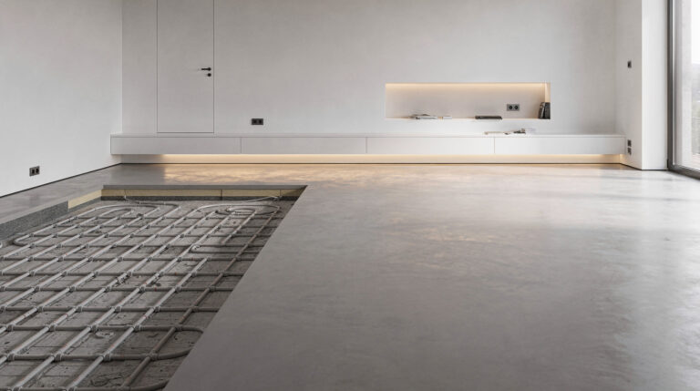 Installing Underfloor Heating Beneath Microcement Floors